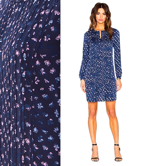 Diane Von Furstenberg Meadow Floral-Print Silk Dress in Daisy Buds Indig… - Picture 14 of 14